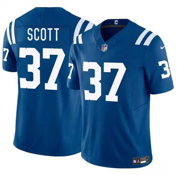 Men & Women & Youth Indianapolis Colts #37 Daniel Scott Blue 2025 F.U.S.E. Vapor Limited Stitched Jersey->indianapolis colts->NFL Jersey